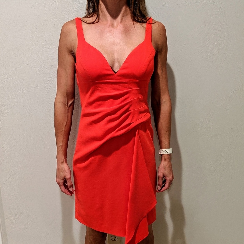 BCBGMAXAZRIA Red Cocktail Dress